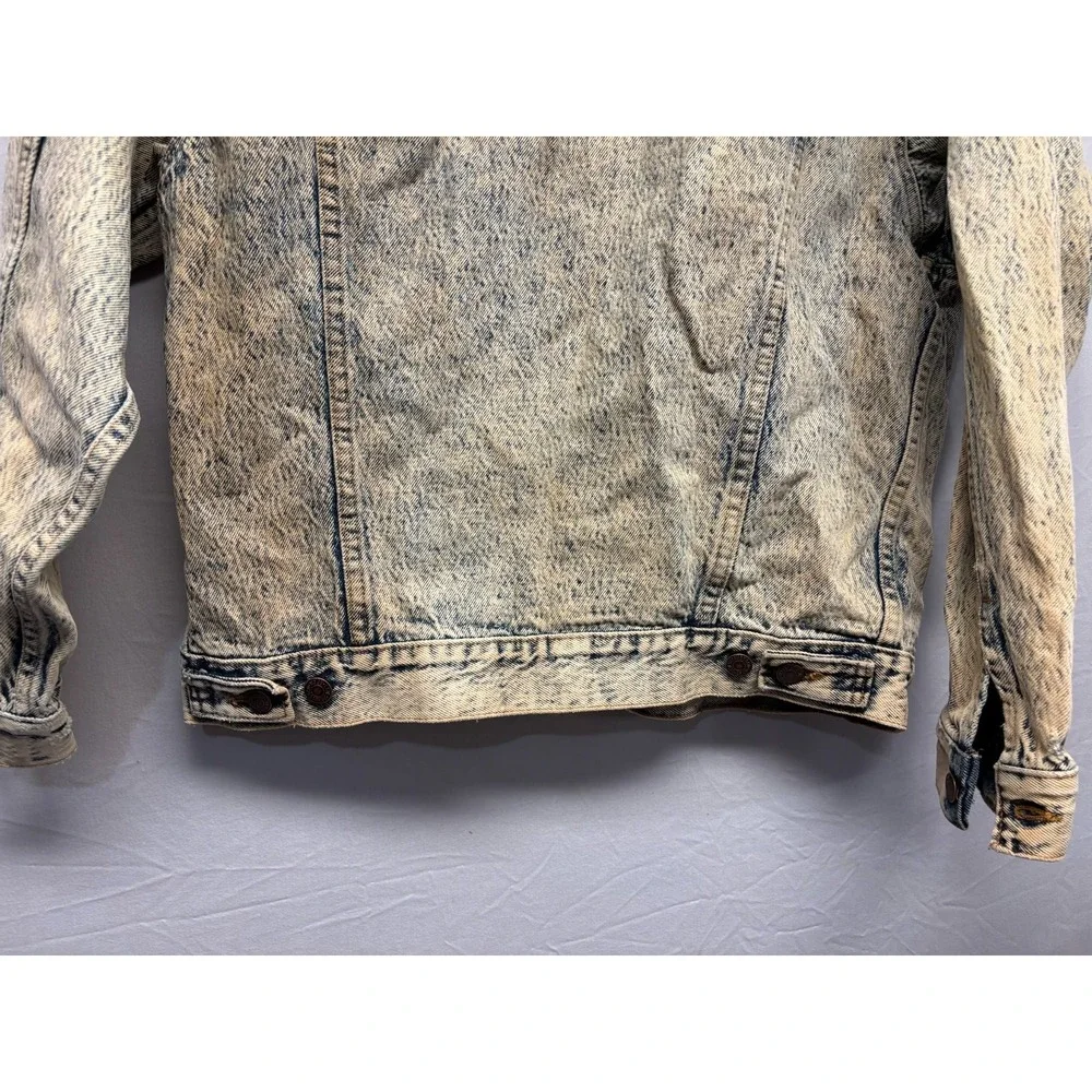 Levi's Trucker Jacket Men's Light Blue Long Sleeve Denim USA Vintage Crusty Dust